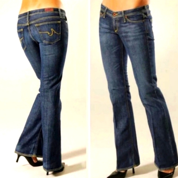 Adriano Goldschmied the Merlot bootcut jeans in medium blue wash - Picture 3 of 5